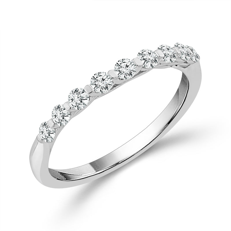 Diamond Bridal Set 1 ct tw Center EM 14k White Gold