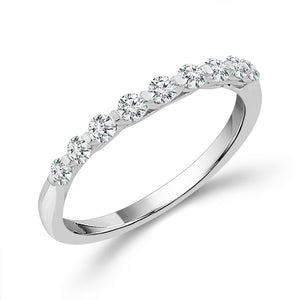Diamond Bridal Set 1 ct tw Center RD 14k White Gold