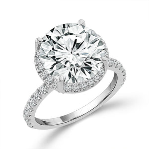 Diamond Bridal Set 1 ct tw Center Round 14k White Gold