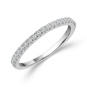 Diamond Bridal Set 1 ct tw Center Round 14k White Gold