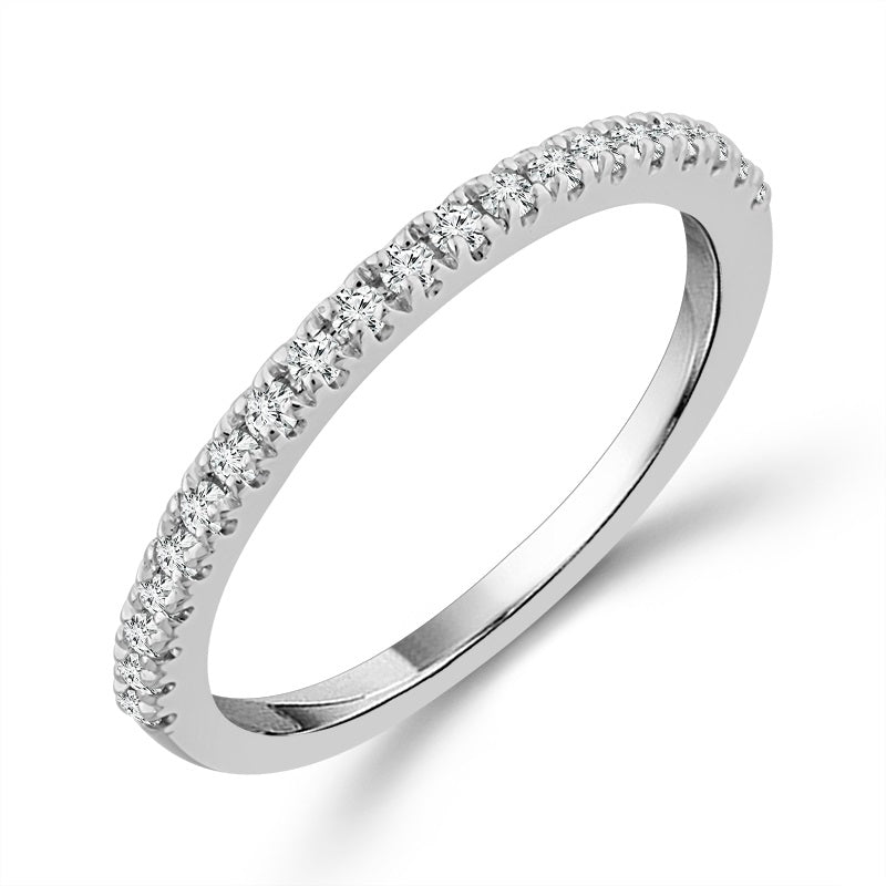 Diamond Bridal Set 3/4 ct tw Center OV 14k White Gold