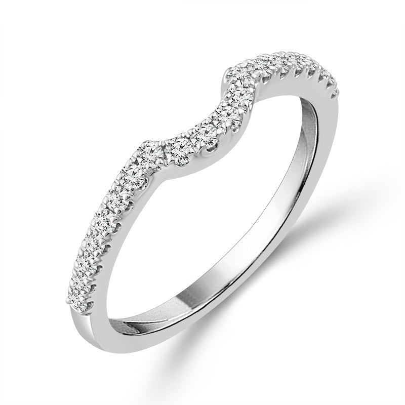 Diamond Band 0.25 ct tw 14k White Gold
