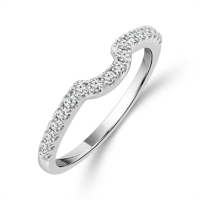 Diamond Band 0.25 ct tw 14k White Gold