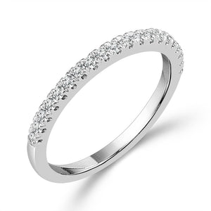 Diamond Bridal Set 1 1/2 ct tw Center RD 14k White Gold