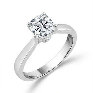Diamond Solitaire Ring 1 ct tw 14k White Gold