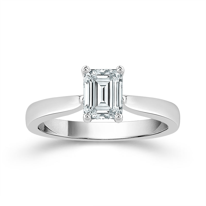 Diamond Solitaire Ring 1 ct tw 14k White Gold