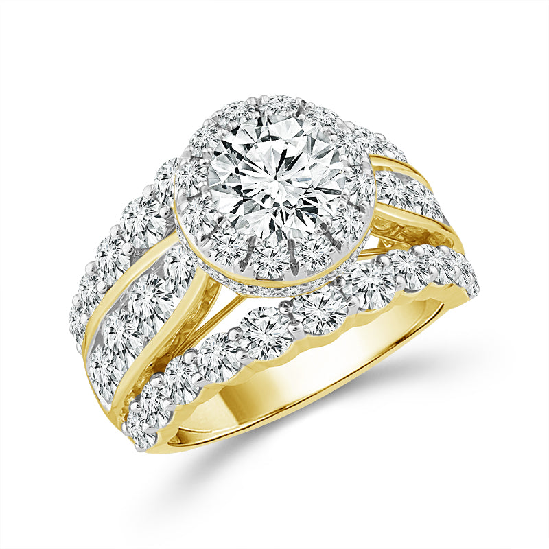 Diamond Engagement Ring 5 ct tw 14k White Gold