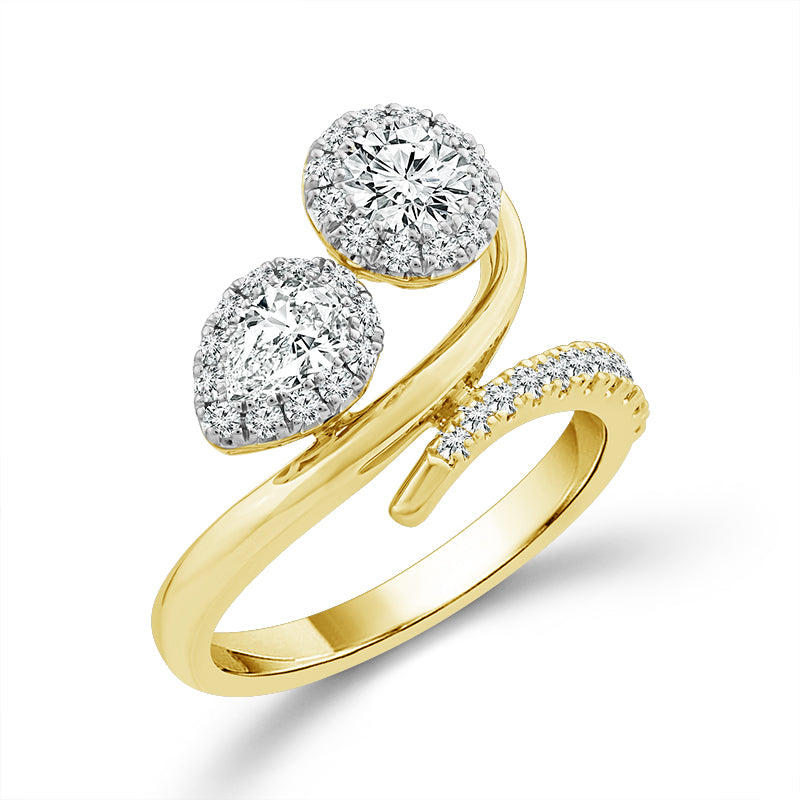 Diamond Fashion Ring 1.25 ct tw 14k White Gold