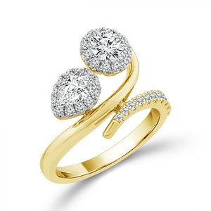 Diamond Fashion Ring 1.25 ct tw 14k White Gold