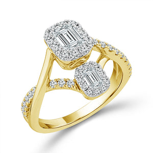 Diamond Fashion Ring 1.50 ct tw 14k White Gold