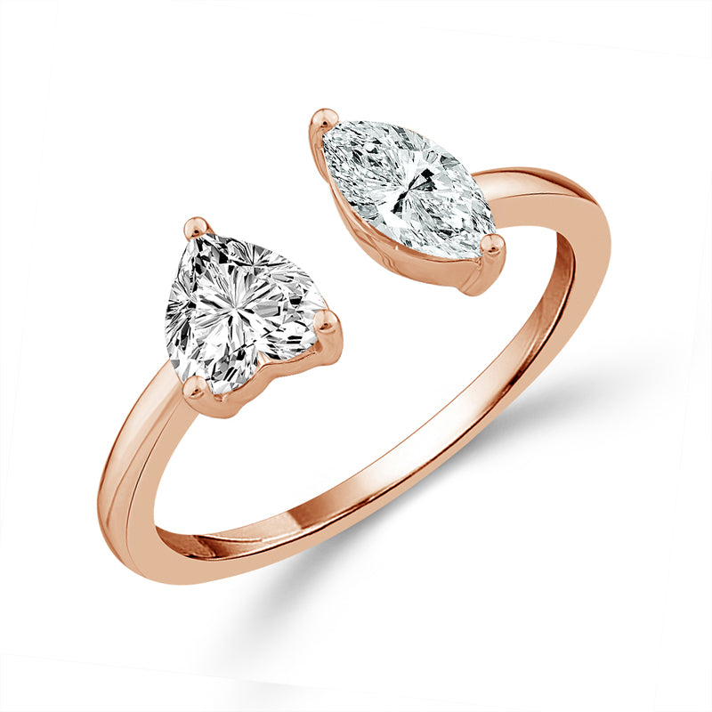 Diamond Engagement Ring 1.40 ct tw 14k White Gold