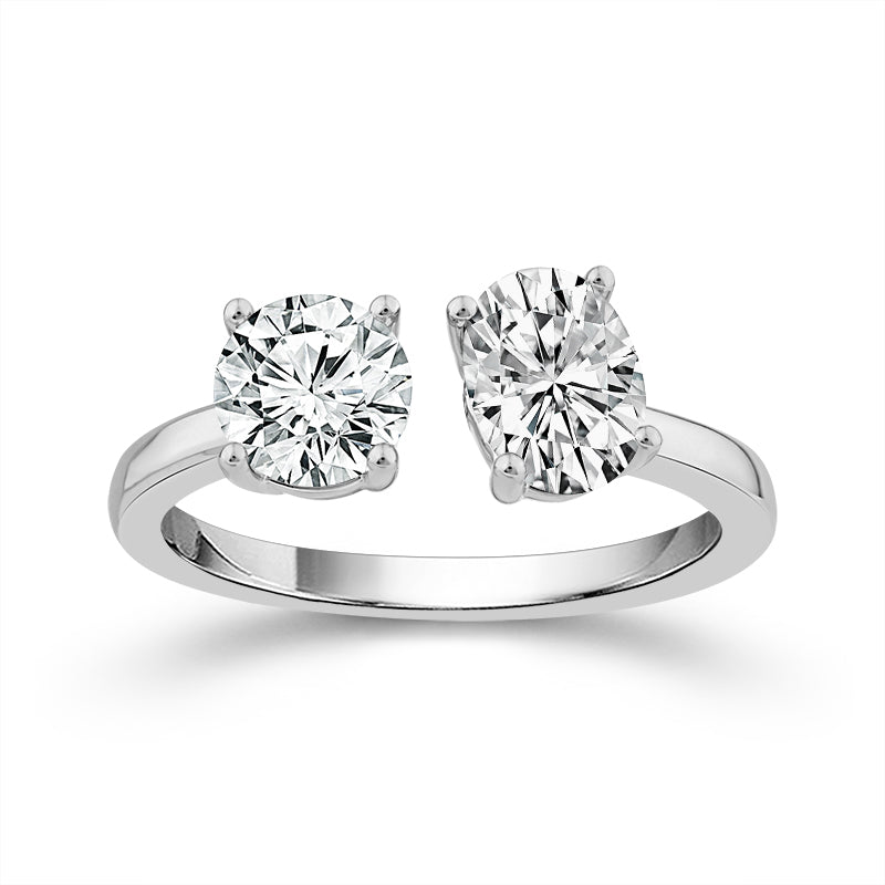 Diamond Engagement Ring 1.40 ct tw 14k White Gold