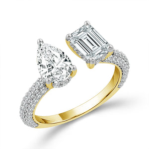 Diamond Engagement Ring 2.75 ct tw 14k White Gold