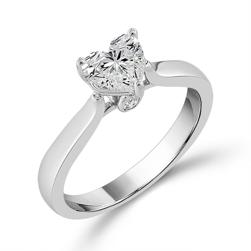 Diamond Solitaire Ring 1 ct tw 14k White Gold
