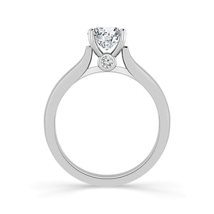 Diamond Solitaire Ring 1.5 ct tw 14k White Gold