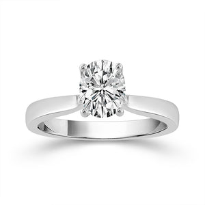 Diamond Solitaire Ring 1 ct tw 14k White Gold