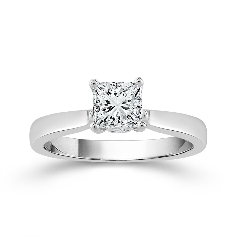 Diamond Solitaire Ring 1 ct tw 14k White Gold