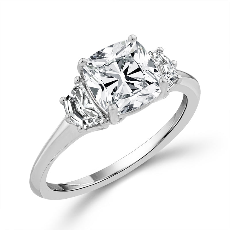 Diamond Bridal Ring 1 1/2 ct tw Center CU 14k Yellow Gold