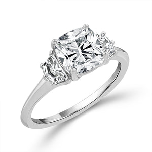 Diamond Bridal Ring 2 ct tw Center CU 14k Yellow Gold