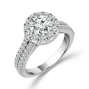 Diamond Bridal Set 2 ct tw 14k White Gold