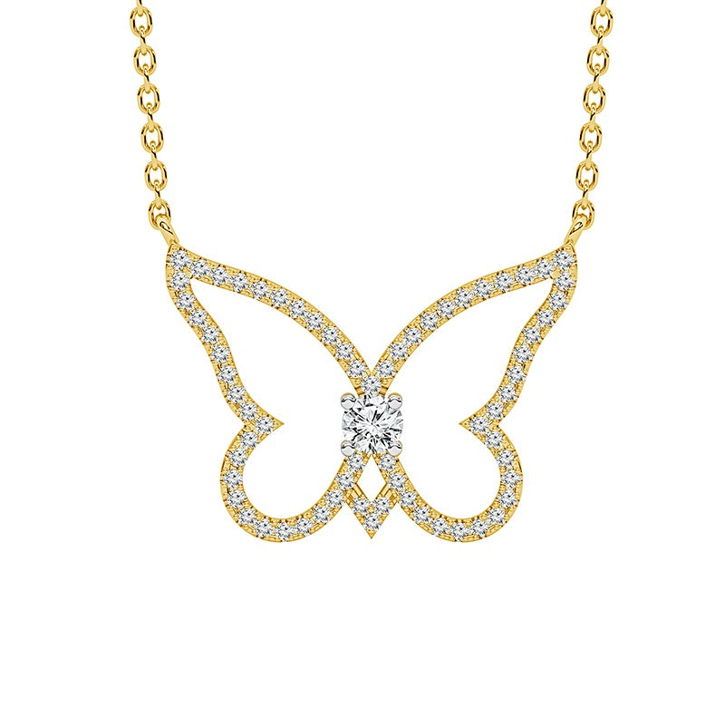 Diamond Fashion Pendant 0.40 ct tw 10k Yellow Gold