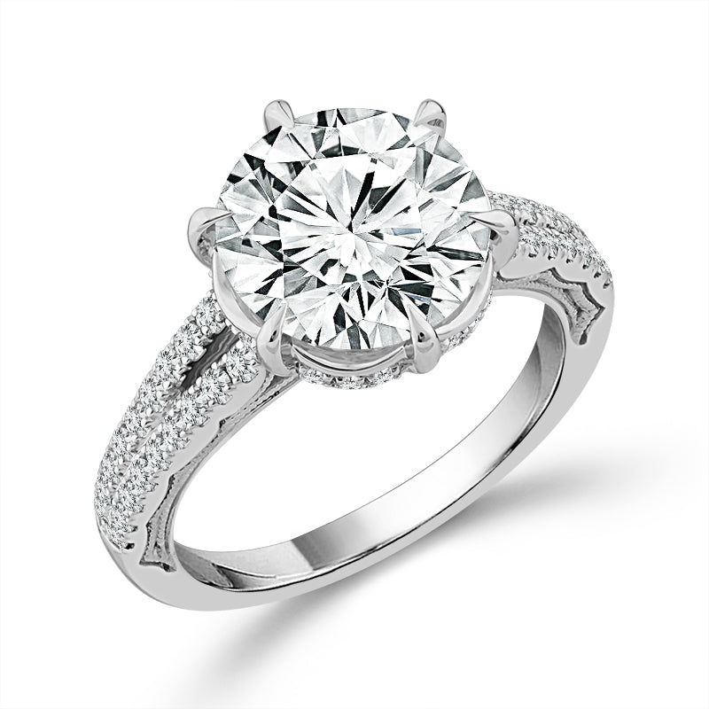 Diamond Engagement Ring 0.40 ct tw Center Round 14k White Gold