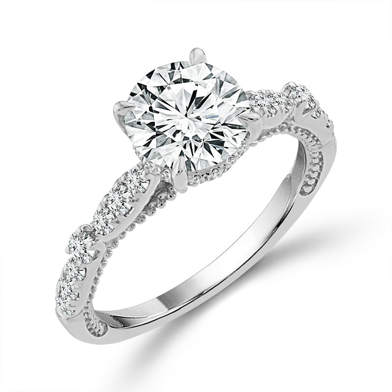 Diamond Engagement Ring 0.40 ct tw Center Round 14k Yellow Gold