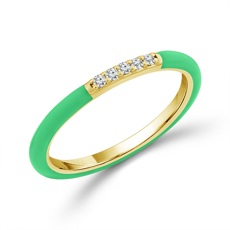 Diamond Band 0.05 ct tw 14k Yellow Gold