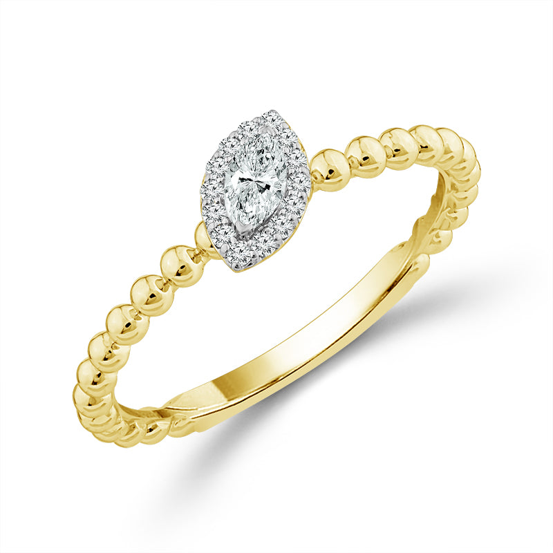 Diamond Band 0.2 ct tw 14k Yellow Gold