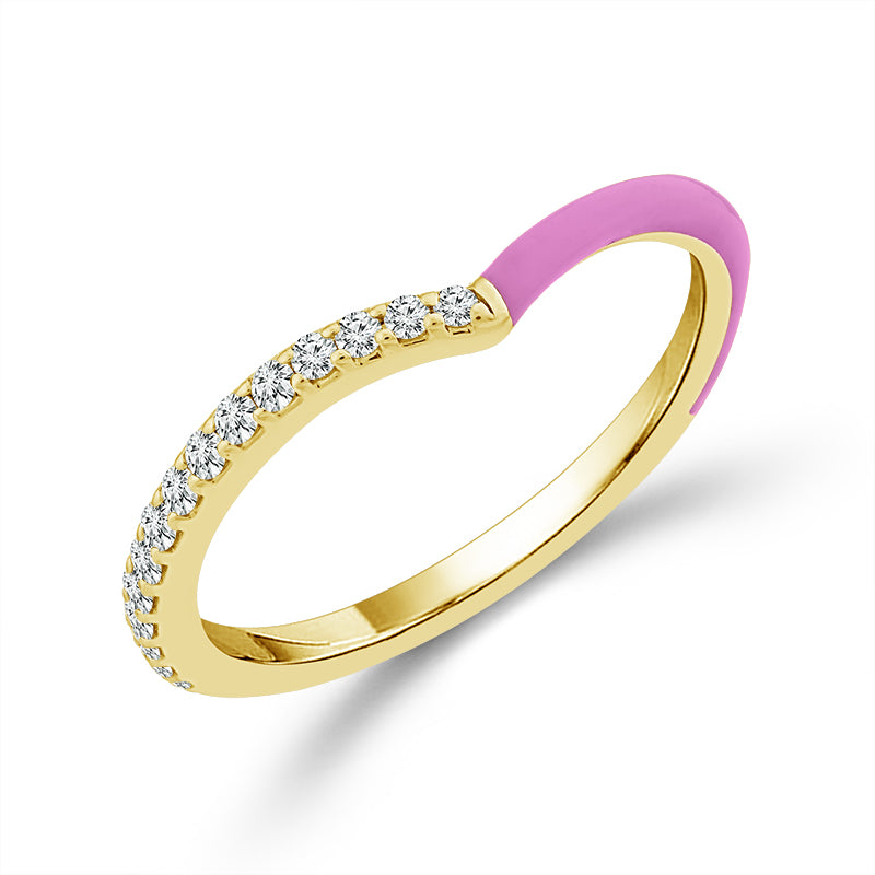 Diamond Band 0.50 ct tw 14k White Gold+14k Yellow Gold