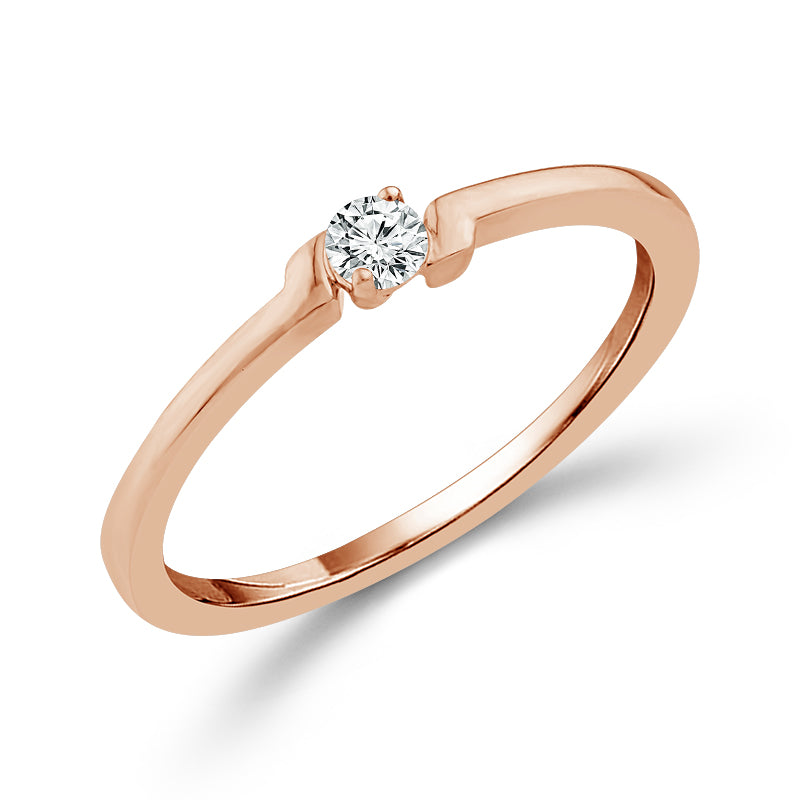 Diamond Band 0.1 ct tw 14k Rose Gold
