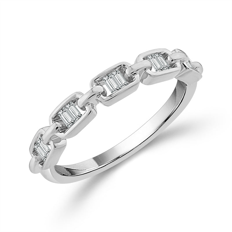 Diamond Band 0.50 ct tw 14k White Gold+14k Yellow Gold+14k Rose Gold