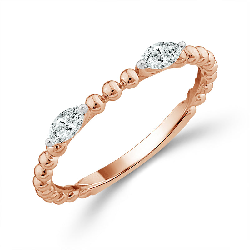 Diamond Band 0.25 ct tw 14k Rose Gold