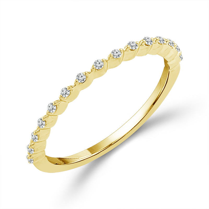 Diamond Band 0.07 ct tw 14k Yellow Gold