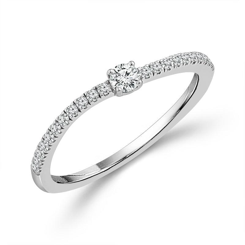 Diamond Band 0.2 ct tw 14k White Gold