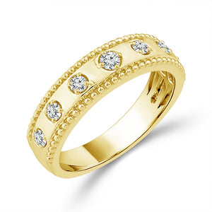 Diamond Band 0.25 ct tw 14k Yellow Gold