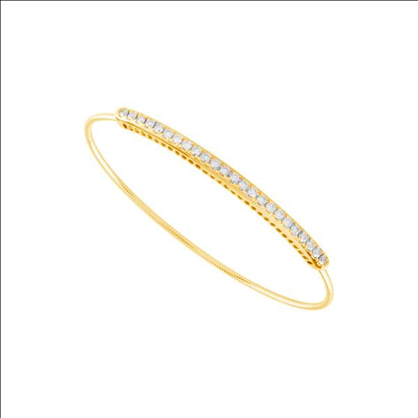 Diamond Bangle 1 ct tw 14k White Gold