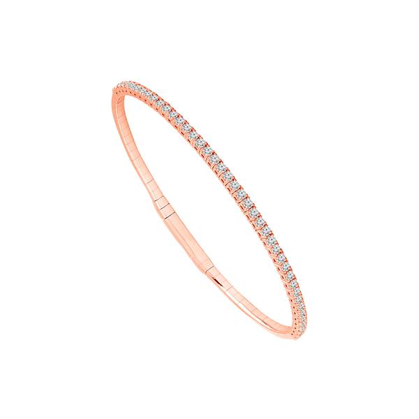 Diamond Bangle 1 ct tw 14k White Gold
