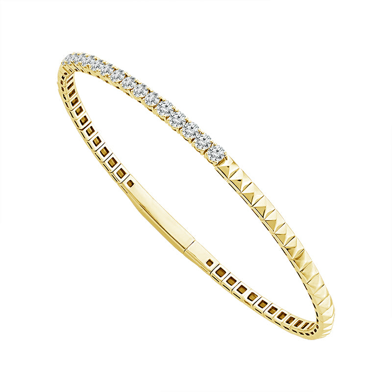 Diamond Bangle 1.00 ct tw 14k Yellow Gold