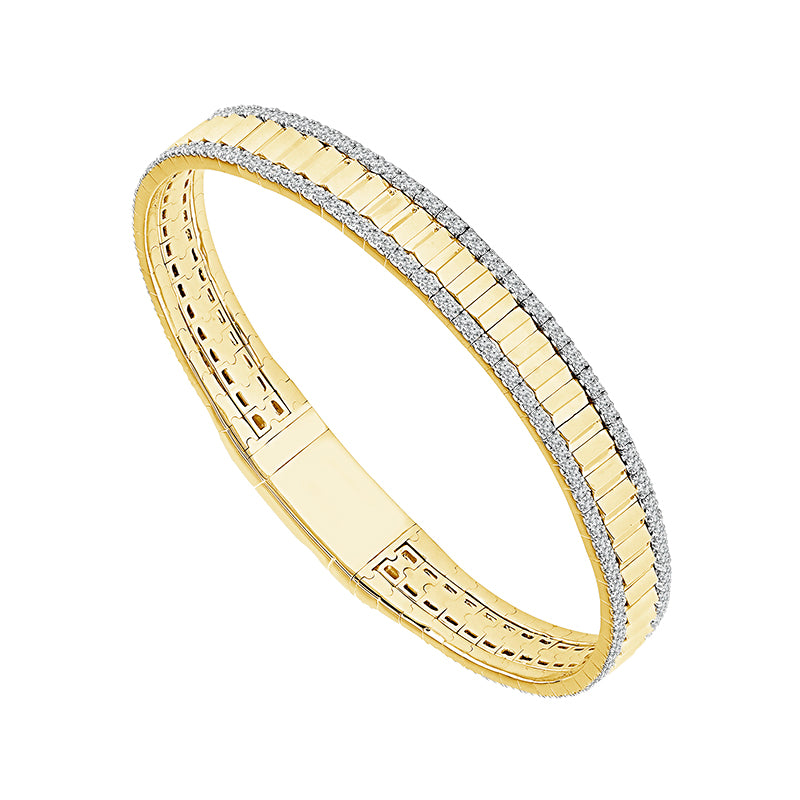 Diamond Bangle 1 ct tw 14k Yellow Gold