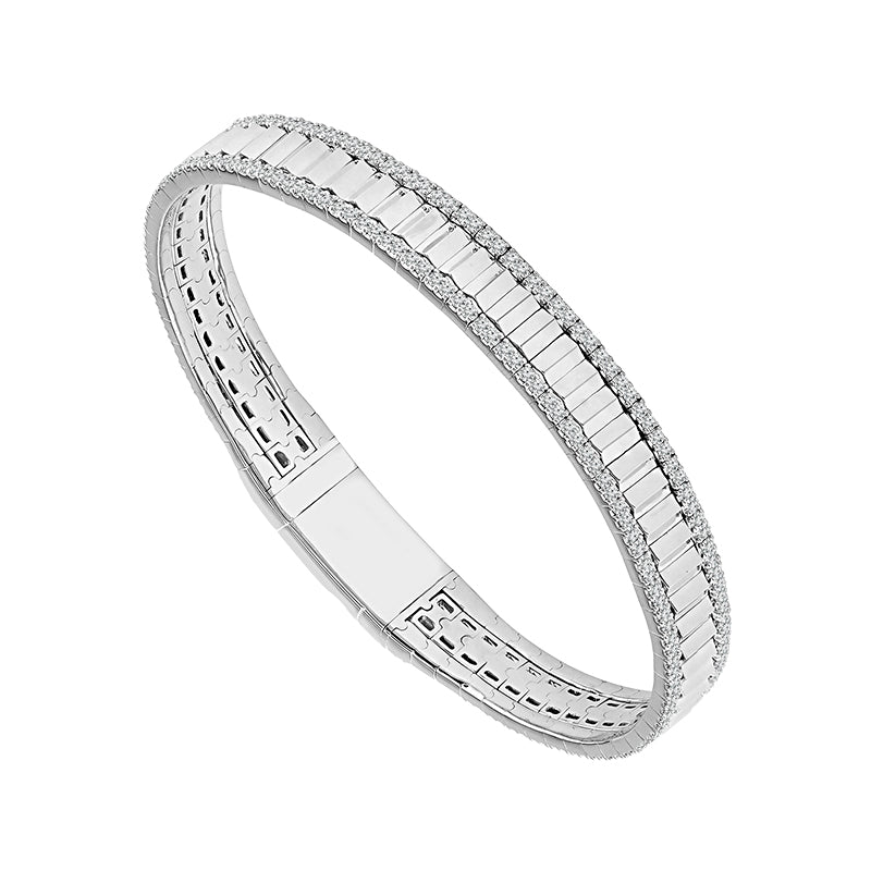 Diamond Bangle 1 ct tw 14k Yellow Gold