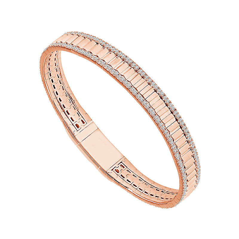 Diamond Bangle 1 ct tw 14k Yellow Gold