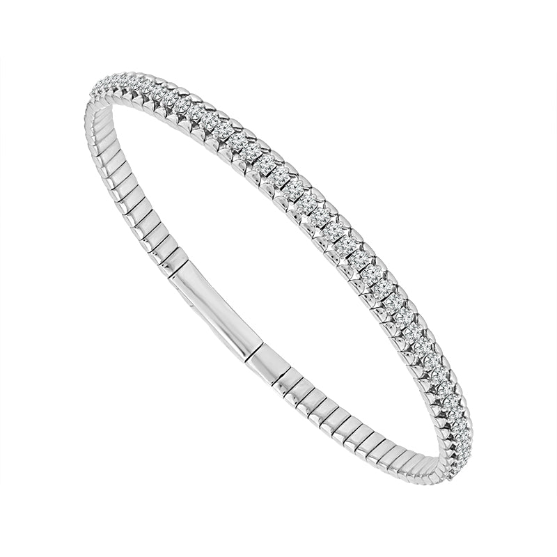 Diamond Bangle 1.33 ct tw 14k Yellow Gold