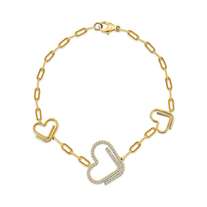 Diamond Fashion Bracelet 0.25 ct tw 10k Yellow Gold