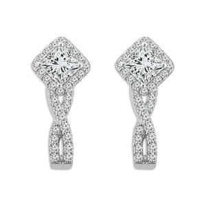 Diamond Fashion Earrings 1.50 ct tw 14k Yellow Gold