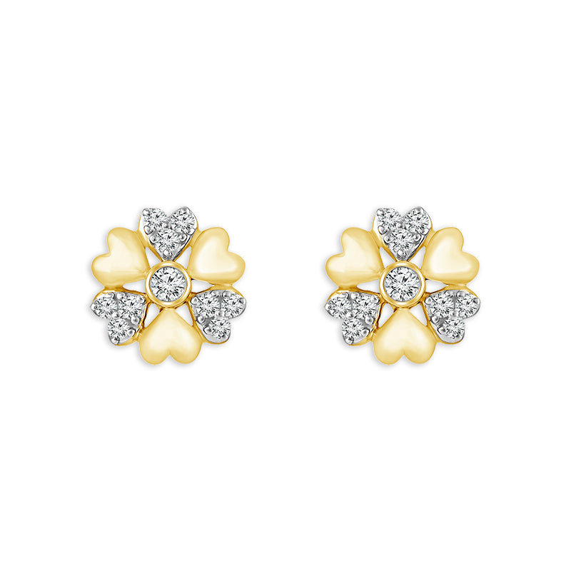 Diamond Fashion Earrings 0.25 ct tw 10k Yellow Gold