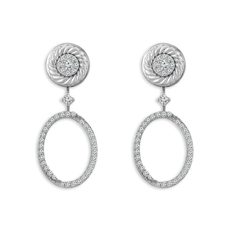 Diamond Fashion Earrings 0.50 ct tw 10k Yellow Gold