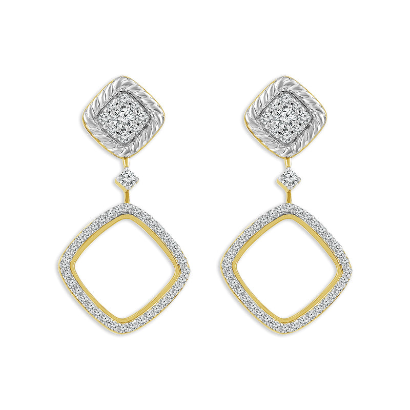 Diamond Fashion Earrings 0.50 ct tw 10k Yellow Gold