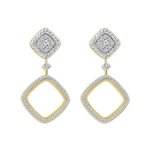 Diamond Fashion Earrings 0.50 ct tw 10k Yellow Gold