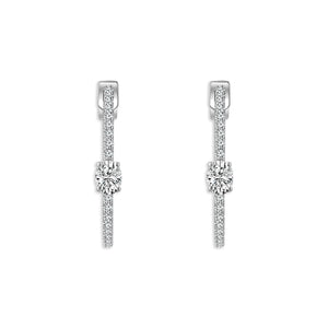 Diamond Hoops Earrings 0.75 ct tw 10k Yellow Gold